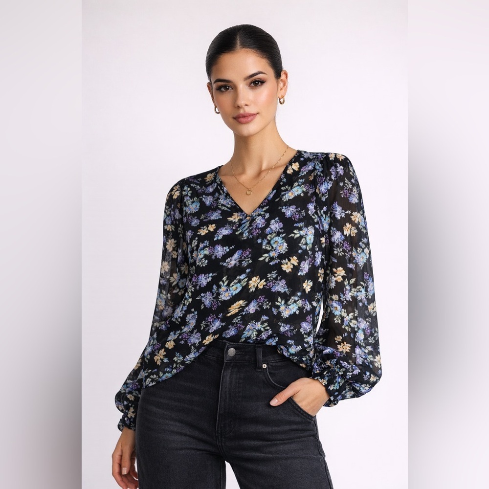 Philosophy Floral Patterned Top Large